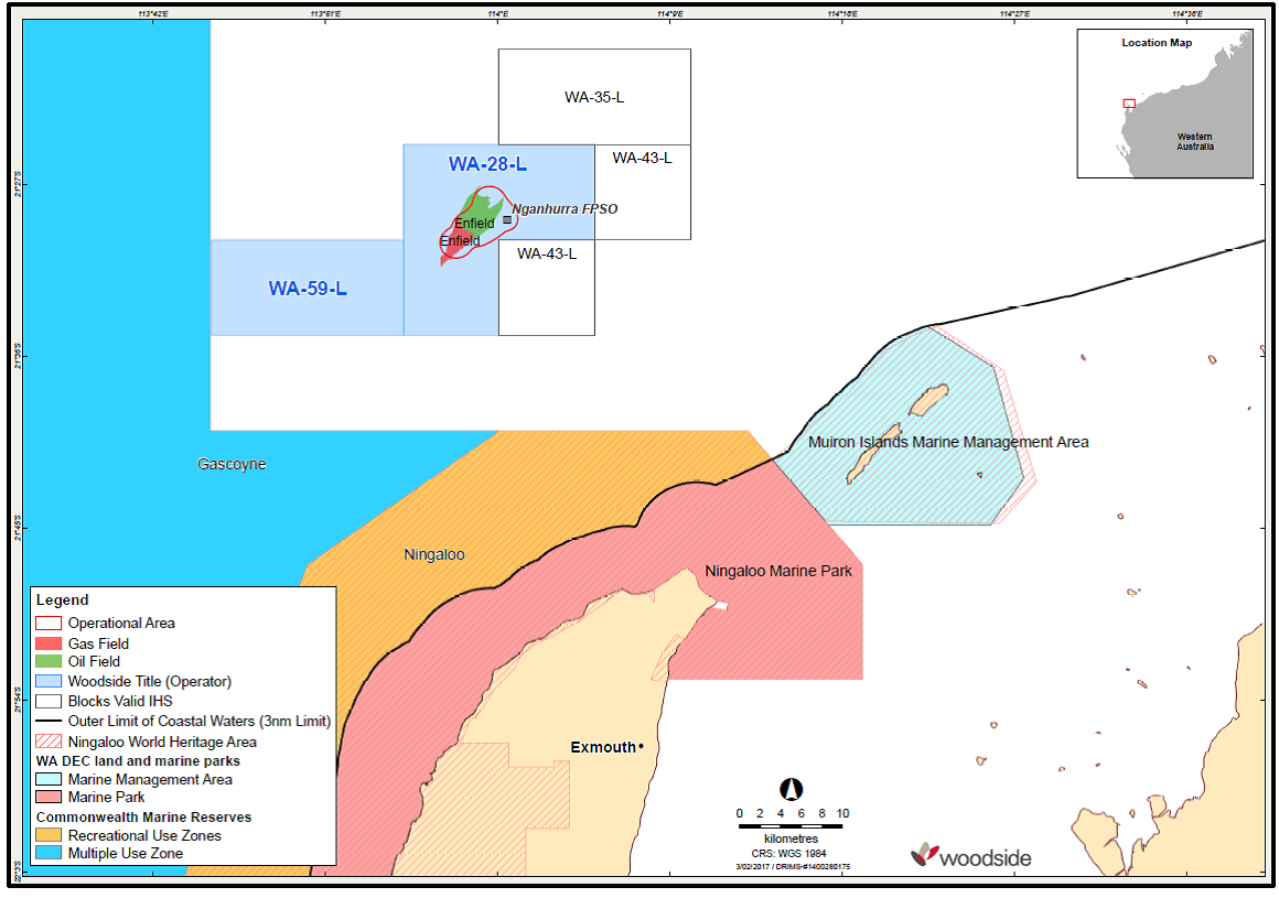 Location map - Activity: Nganhurra Operations Cessation (refer to description)