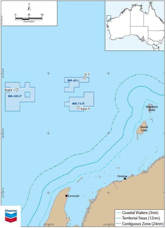 Location map - Activity: 2013-2016 Exmouth Plateau/Greater Gorgon Deepwater Drilling Program (refer to description)