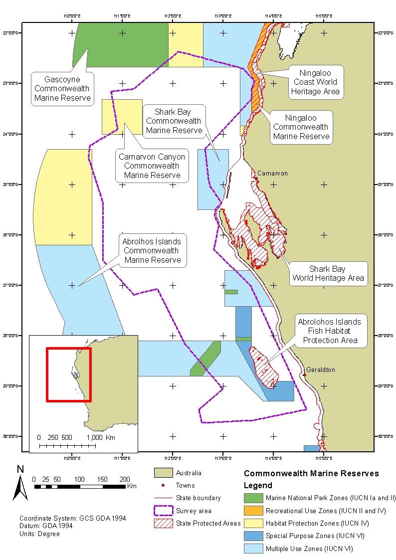 Location map - Activity: Imperial Multiclient 2D Marine Seismic Survey  (refer to description)