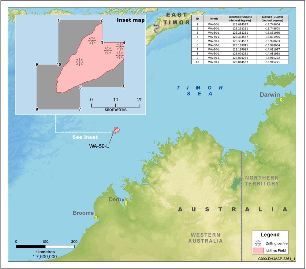 Location map - Activity: Pre-Reservoir Drilling Campaign (refer to description)