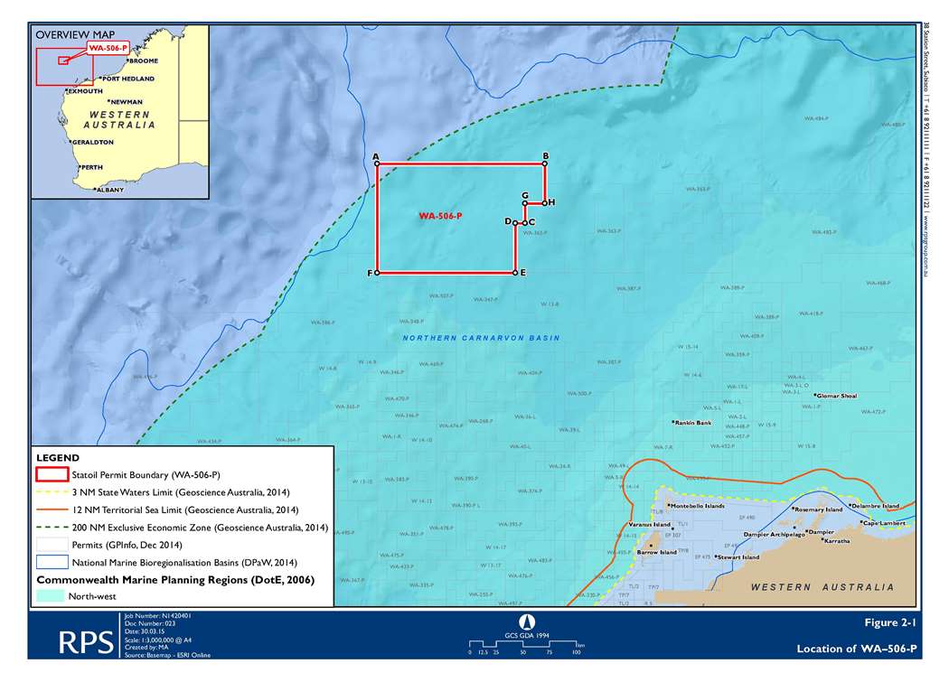 Location map - Activity: WA-506-P Geophysical and Geochemical Survey 2015 (refer to description)